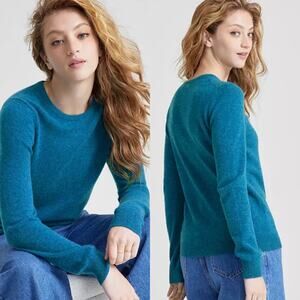 100% Cashmere Women's Long-Sleeve Crewneck Sweater - Charter Club Size XL